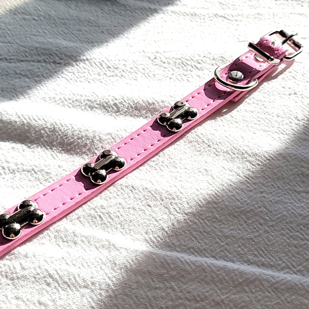 LARGE DOG Bone Decor Pet Collar